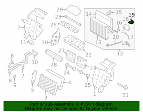Клапан печки кондиционера Subaru Forester 19-24