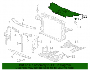 Накладка телевизора Acura RDX 19-25