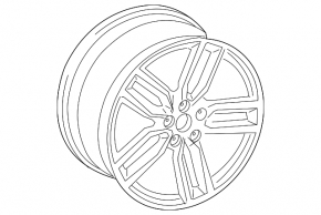 Диск колесный R19 Audi A3 8V 15-17 4d, 5d, 5 двойных спиц