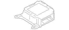 Модуль srs airbag компьютер подушек безопасности Mitsubishi Outlander 22-26