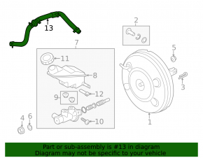 Tub de presiune vacuum Hyundai Santa FE Sport 13-18 2.4