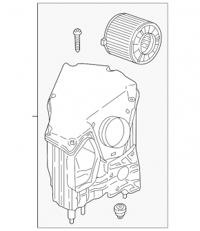 Корпус воздушного фильтра Audi Q5 80A 18-24 2.0T, MHEV, PHEV