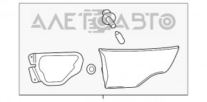 Lampă interioară stânga hayon pentru Toyota Highlander 2017-2019