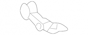 Suport radiator condensator aer condiționat stânga jos pentru Lexus LX570 08-21