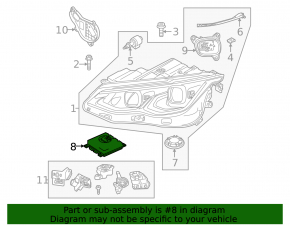 Блок розжига LED Volkswagen Golf 22-24