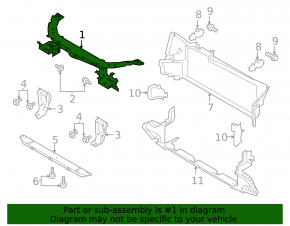 Bara TV superioară Land Rover Discovery Sport 17-19