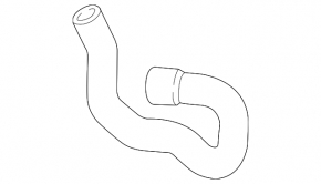 Патрубок охлаждения нижний VW Beetle 13-17 1.8T, 2.0T