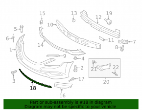 Buza bara fata Hyundai Sonata 11-15 tip 2