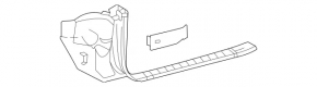 Capac prag interior fata stanga Mercedes W167 GLE 350 450 20-23 negru