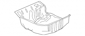 Корыто багажника Honda HR-V 16-22