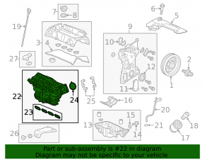 Коллектор впускной Honda Accord 13-17