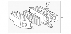 Корпус воздушного фильтра Toyota Highlander 01-07