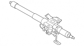 Рулевая колонка Subaru Forester 25-26