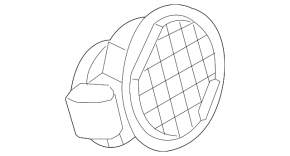 Корпус лючка бензобака Mini Cooper Countryman R60 10-16