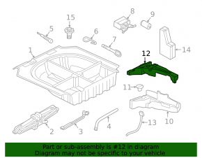 Spumă de polistiren pentru instrumentul VW Golf 15 - partea de sus