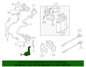 Кронштейн воздушного насоса Audi A3 8V 15-20 1.8T, 2.0T