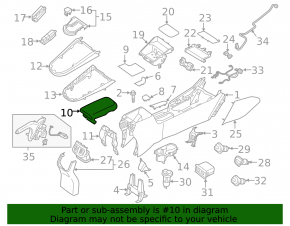 Подлокотник Kia Forte 19-24 кожа черная