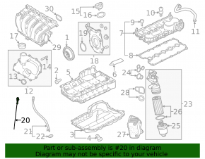 Щуп масляный VW Beetle 12-14 2.5 CBUA