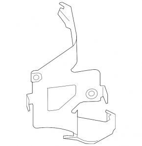 Кронштейн блока ECU компьютера двигателя Subaru Forester 14-16 SJ 2.5