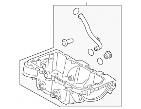 Поддон масляный Volvo V90 17-21 T5 2.0T скол