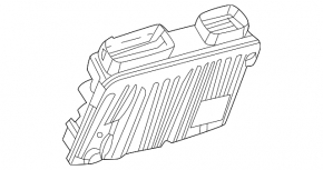 Блок ECU компьютер двигателя Toyota Camry v70 18-19 hybrid
