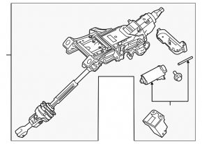 Рулевая колонка Ford Edge 15-18