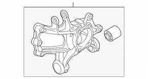 Цапфа задняя правая Mazda 6 18-21
