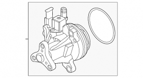 Помпа водяная Land Rover Discovery 21-24 3.0