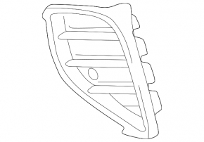 Grila bara fata stanga Volkswagen ID.4 21-23 negru nou original
