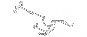 Проводка переднего бампера Honda Civic XI FE/FL 22-24 под парктроники 4d