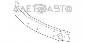 Усилитель переднего бампера Toyota Land Cruiser Prado J150 10-17 usa алюм