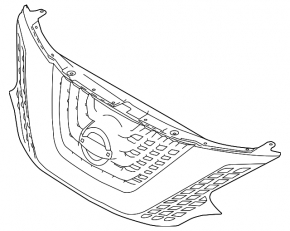 Grilă radiator pentru Nissan Murano z52 15-18 pre-restyling