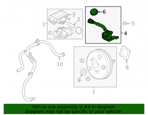 Бачок ГТЦ Ford Fiesta 11-19 с крышкой