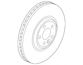 Disc de frână față stânga pentru Jaguar E-Pace 21-24 349/34mm