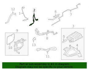 Лямбда-зонд второй Ford Edge 19-24 2.0T
