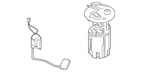 Топливный насос бензонасос Ford Transit Connect MK2 13-25 2.5