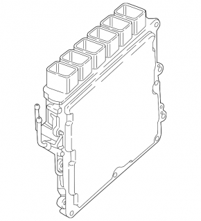 Блок ECU компьютер двигателя BMW 5 G30 18-18 4.4T