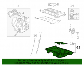 Поддон двигателя Chevrolet Equinox 10-17 2,4