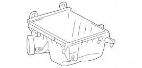 Нижняя крышка корпуса воздушного фильтра Toyota Camry v50 12-14 2.5 usa