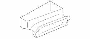 Воздухоприемник печки Audi A4 B8 08-16