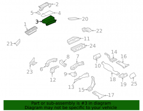 Воздухоприемник печки Audi A4 B8 08-16