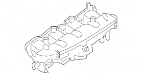 Коллектор впускной Audi Q5 8R 13-16 hybrid