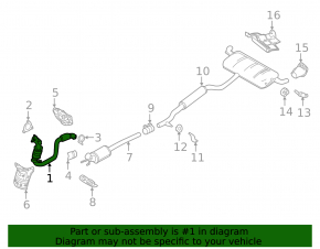 Tubul de admisie cu catalizator pentru Infiniti QX30 17-