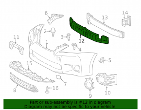 Amortizor bara fata Lexus CT200h 11-13 dorest, lipit