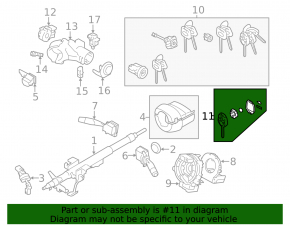 Ключ Subaru Forester 14-15 SJ 4 кнопки