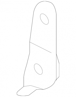 Кронштейн сигнала low Toyota Prius 50 16-22