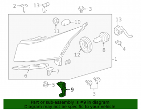 Крепление крыла переднее правое Chevrolet Cruze 11-16