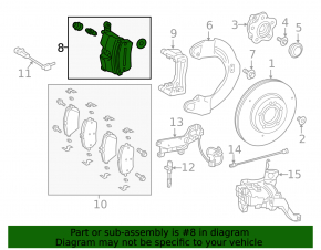 Etrier de frână față stânga pentru Mercedes Clasa A V177 19-22 AMG (pachet)