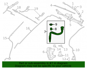Gât rezervor șaibă Land Rover Range Rover Evoque 12-18