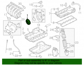 Шкив коленвала VW Beetle 12-14 2.5 CBUA